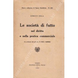 Le società di fatto nel diritto e nella pratica commerciale. …