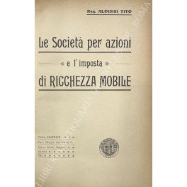 Le società per azioni e l'imposta di ricchezza mobile | Immagine principale