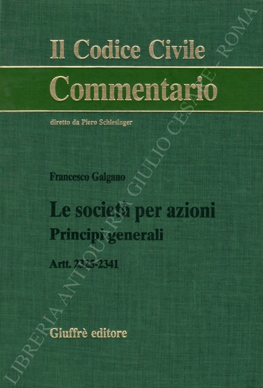 Le società per azioni. Principi generali. Artt. 2325-2341 | Immagine Gallery 2