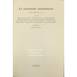 Le successioni testamentarie (artt. 624-712 c.c.)
