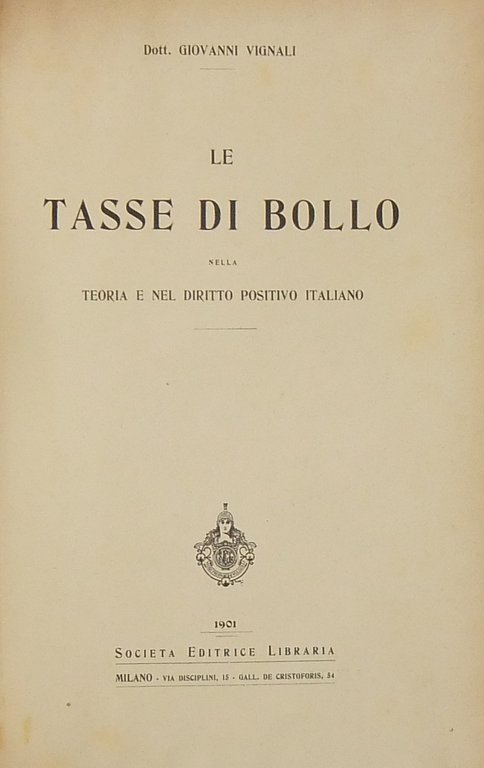 Le tasse di bollo nella teoria e nel diritto positivo … | Immagine Gallery 2