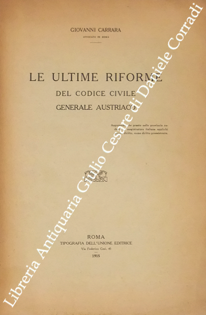 Le ultime riforme del codice civile generale austriaco | Immagine Gallery 2