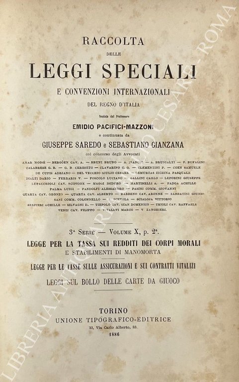 Legge per la tassa sui redditi dei corpi morali e … | Immagine Gallery 3