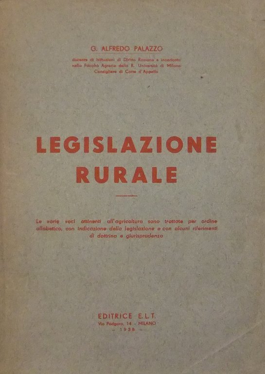 Legislazione rurale | Immagine Gallery 2