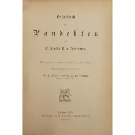 Lehrbuch der Pandekten | Immagine Gallery 1