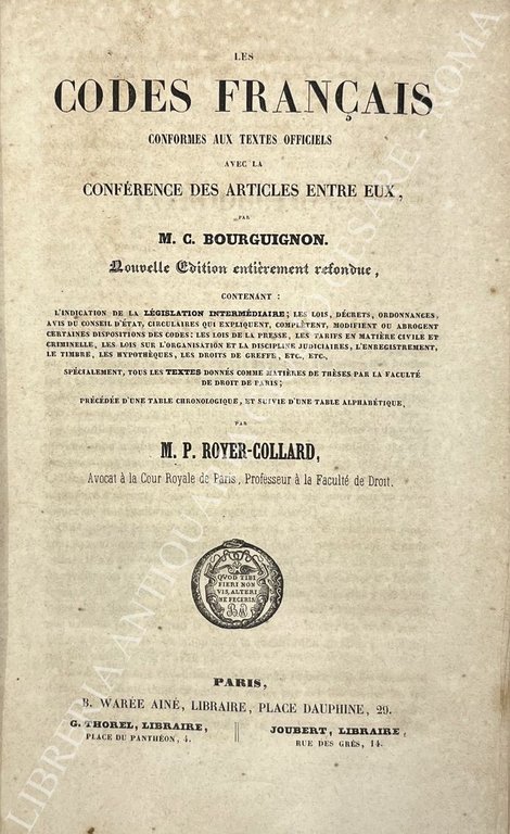 Les codes francais conformes aux textes officiels avec la conference … | Immagine Gallery 2
