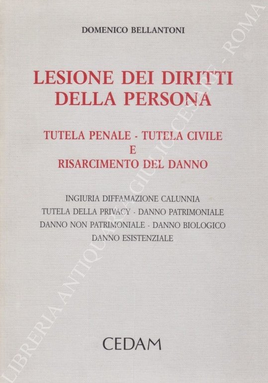 Lesione dei diritti della persona. Tutela penale - tutela civile … | Immagine Gallery 2