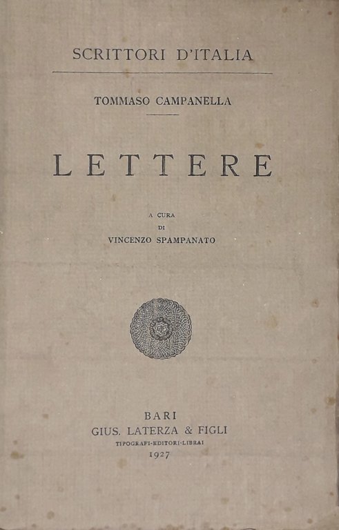 Lettere. A cura di Vincenzo Spampanato | Immagine Gallery 2