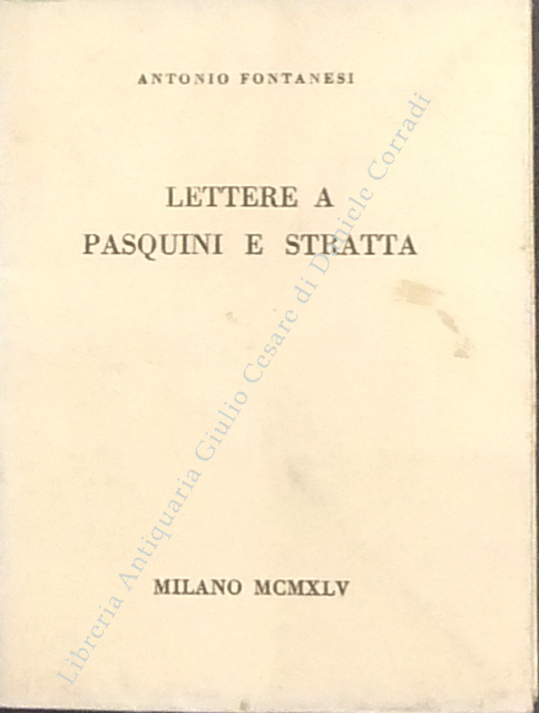 Lettere a Pasquini e Stratta | Immagine Gallery 2