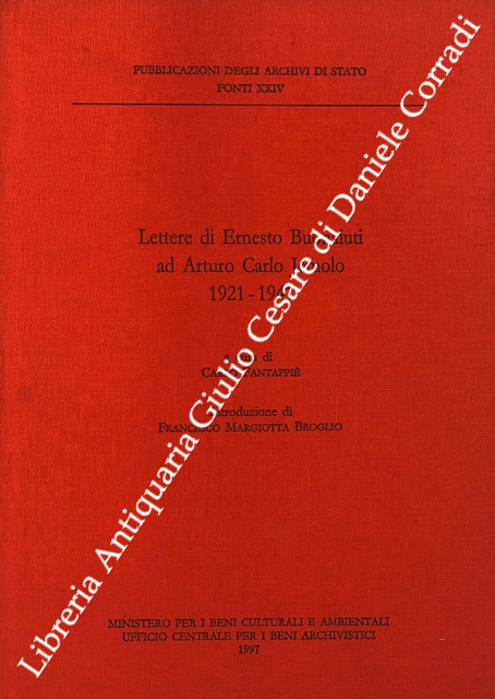 Lettere di Ernesto Buonaiuti ad Arturo Carlo Jemolo. 1921-1941. Introduzione … | Immagine Gallery 2