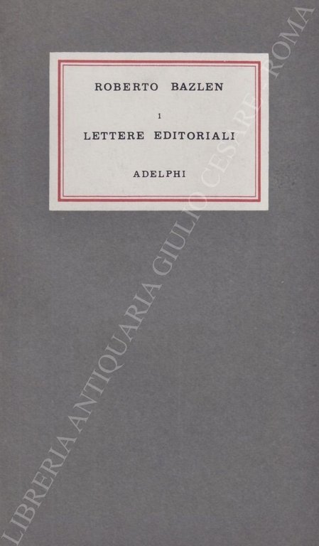 Lettere editoriali | Immagine Gallery 2
