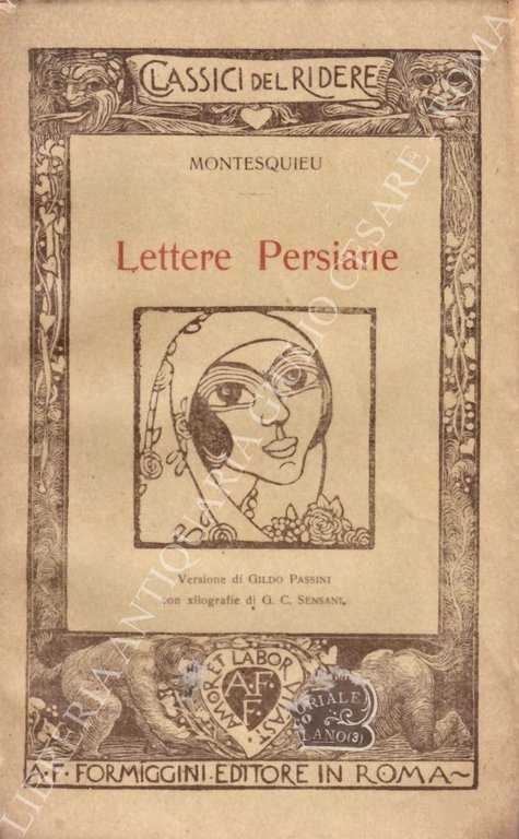 Lettere persiane. Versione di Gildo Passini. Con xilografie di G.C. … | Immagine Gallery 2