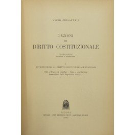 Lezioni di diritto costituzionale. Vol. I - Introduzione al diritto …