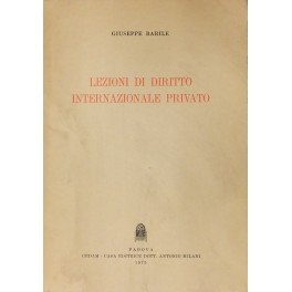 Lezioni di diritto internazionale privato