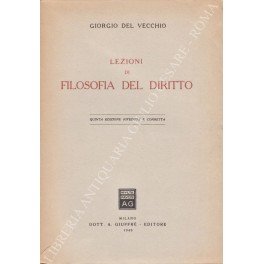 Lezioni di filosofia del diritto