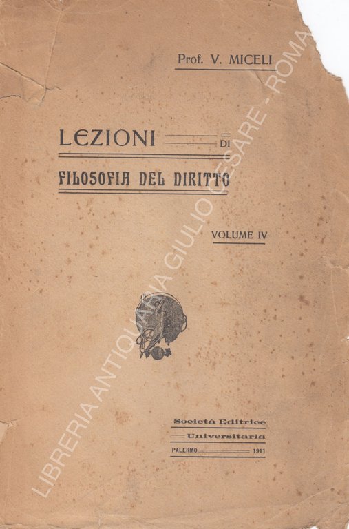 Lezioni di filosofia del diritto. Vol. IV (unico pubblicato) | Immagine Gallery 2