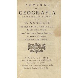 Lezioni di geografia estratte dalle opere di W. Guthrie Pinkerton, …