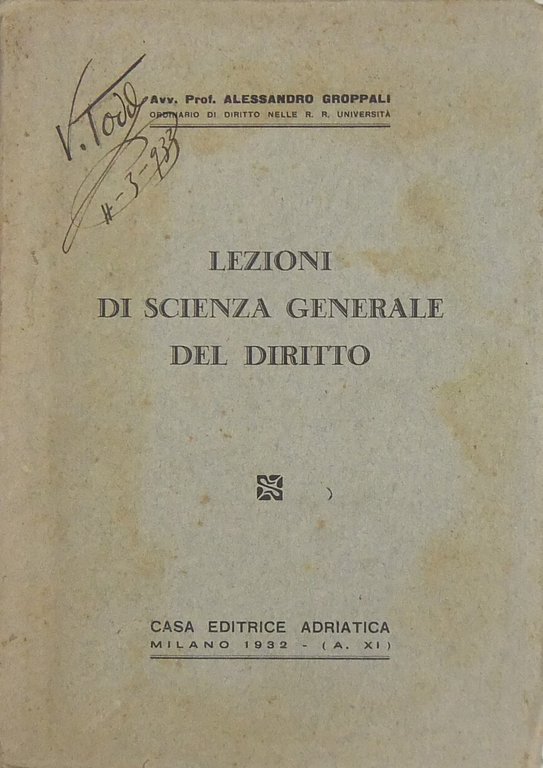 Lezioni di scienza generale del diritto | Immagine Gallery 2
