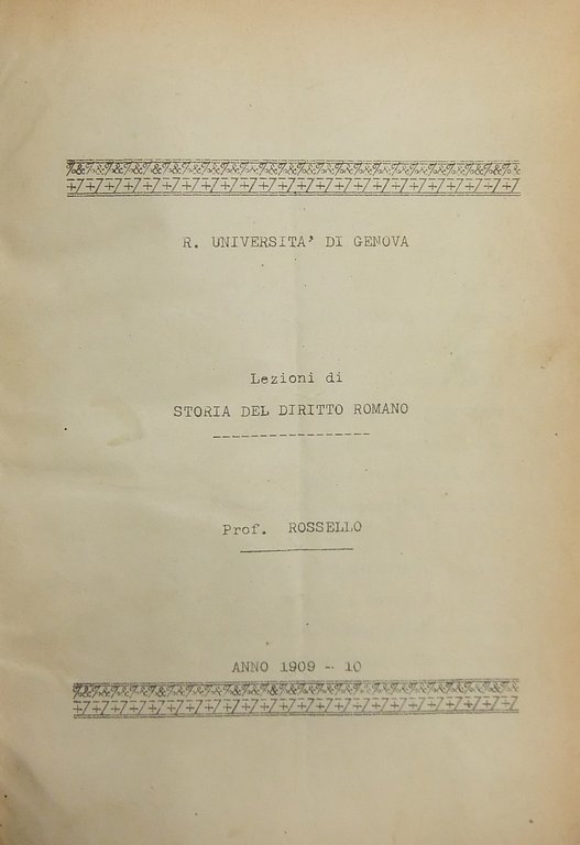 Lezioni di storia del diritto romano. Anno 1909-10 | Immagine Gallery 2