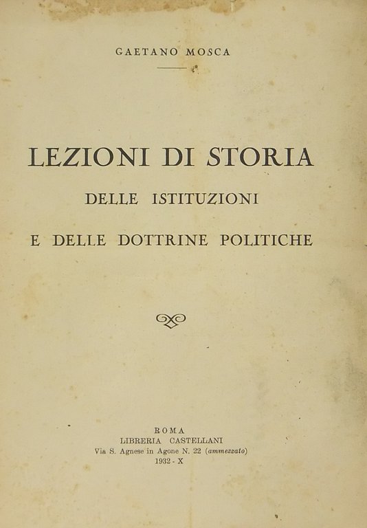 Lezioni di storia delle istituzioni e delle dottrine politiche | Immagine Gallery 2