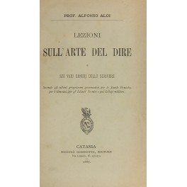 Lezioni sull'arte del dire e sui vari generi dello scrivere