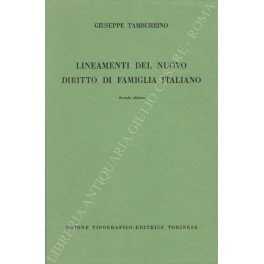 Lineamenti del nuovo diritto di famiglia italiano