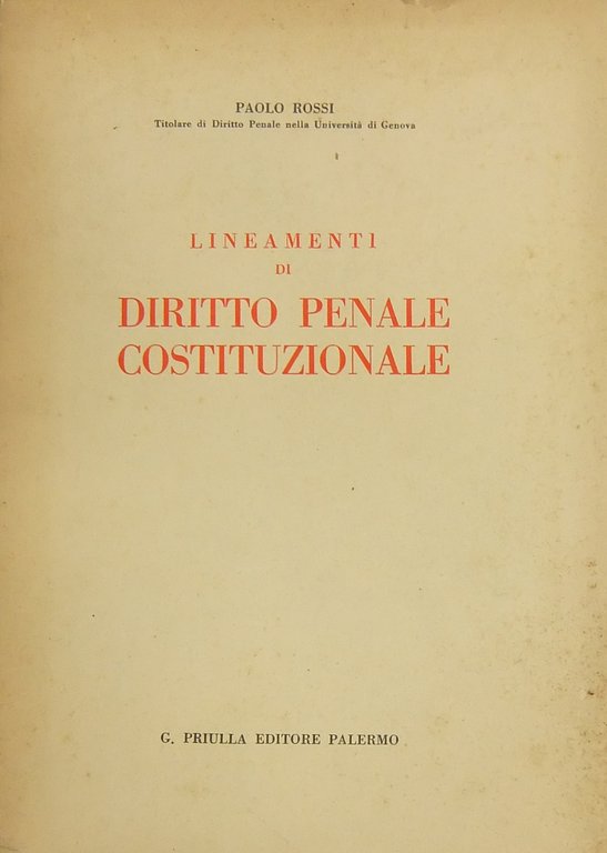 Lineamenti di diritto penale costituzionale | Immagine Gallery 2