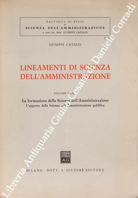Lineamenti di scienza dell'amministrazione. Vol. I - La formazione della … | Immagine Gallery 2