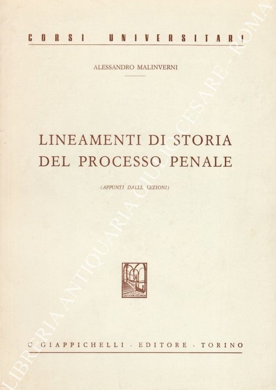 Lineamenti di storia del processo penale. (Appunti dalle lezioni) | Immagine Gallery 2