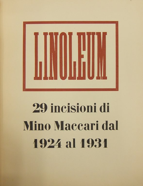 Linoleum. 29 incisioni di Mino Maccari dal 1924 al 1931 | Immagine Gallery 2