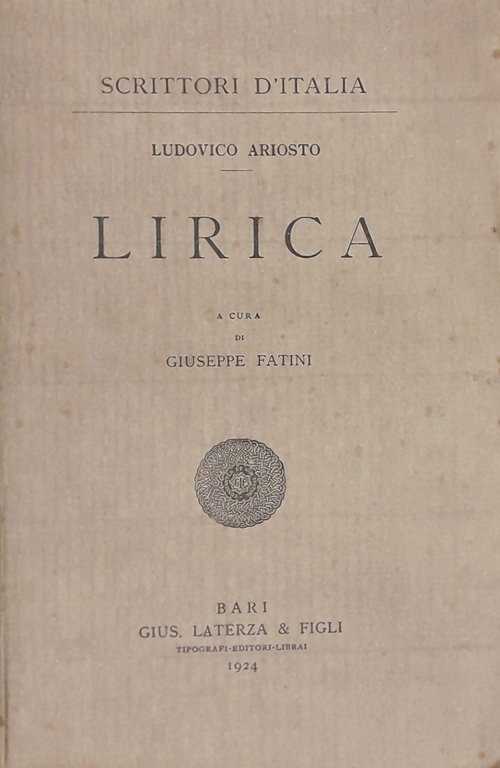 Lirica. A cura di Giuseppe Fatini | Immagine Gallery 2