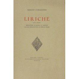 Liriche. Prefazione di Fausto M. Martini. Saggio introduttivo di Sergio …