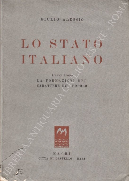 Lo Stato italiano. Vol. I - La formazione del carattere … | Immagine Gallery 2