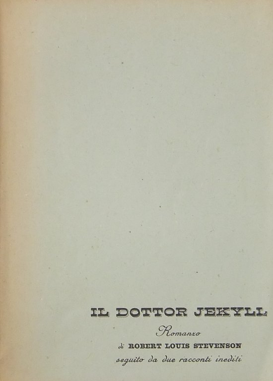 Lo strano caso del dottor Jekyl e del signor Hyde. … | Immagine Gallery 2