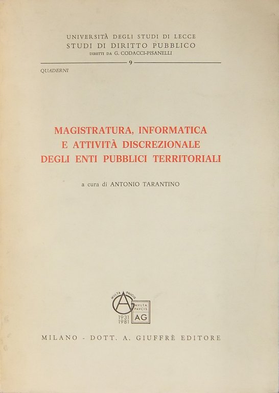 Magistratura informatica e attività discrezionale degli Enti pubblici territoriali | Immagine Gallery 2