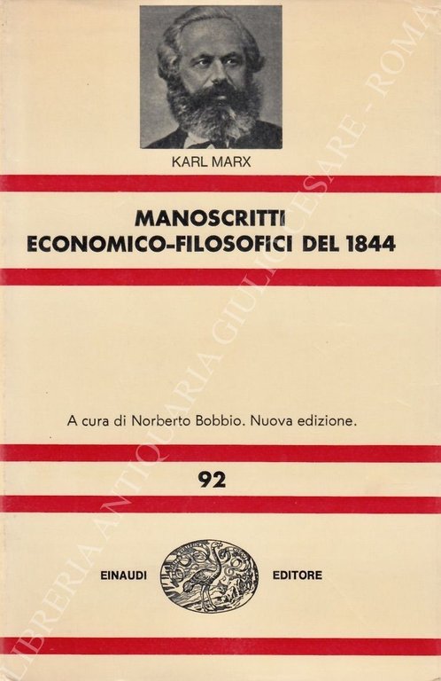 Manoscritti economico-filosofici del 1844. A cura di Norberto Bobbio. Nuova … | Immagine Gallery 2