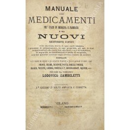 Manuale dei medicamenti piu usati in medicina e farmacia e …