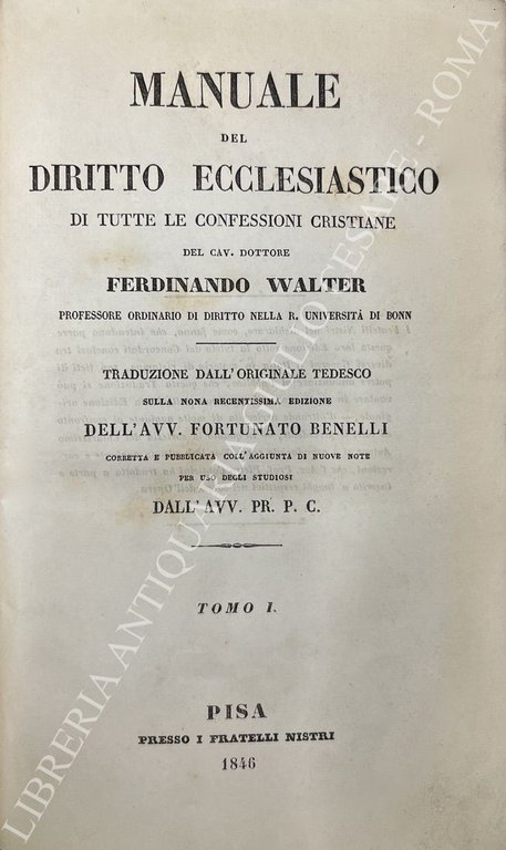 Manuale del diritto ecclesiastico di tutte le confessioni cristiane | Immagine Gallery 2
