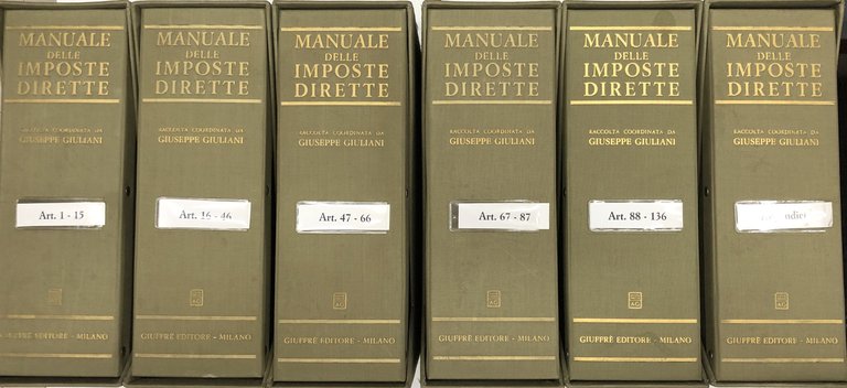 Manuale delle imposte dirette. Raccolta di legislazione, norme amministrative e … | Immagine Gallery 2