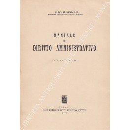 Manuale di diritto amministrativo