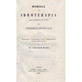 Manuale di idroterapia alla portata di tutti