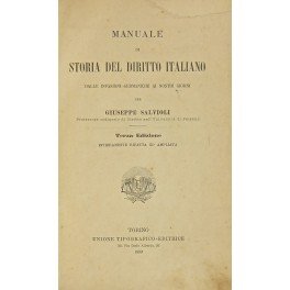 Manuale di storia del diritto italiano dalle invasioni germaniche ai …