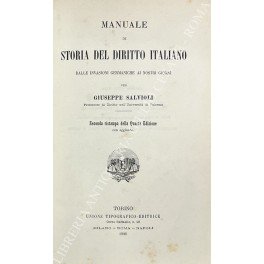 Manuale di storia del diritto italiano dalle invasioni germaniche ai …
