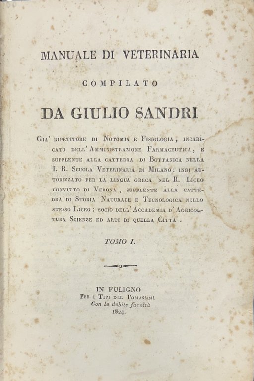 Manuale di veterinaria. Parte prima - Guida pel proprietario di … | Immagine Gallery 2