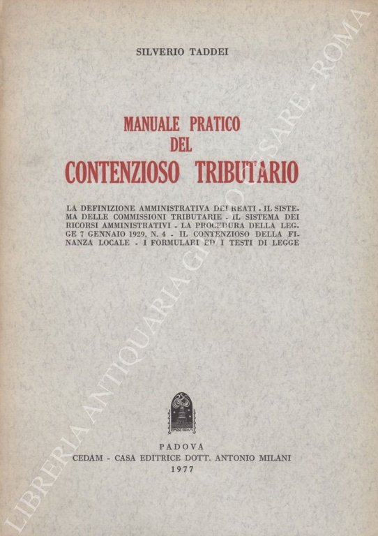 Manuale pratico del contenzioso tributario. La definizione amministrativa dei reati. … | Immagine Gallery 2