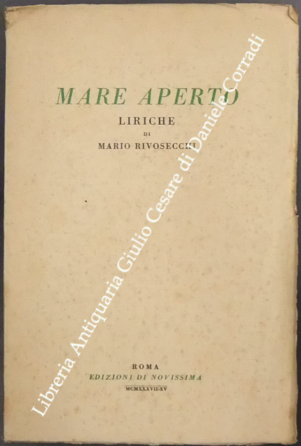 Mare aperto. Liriche | Immagine Gallery 2