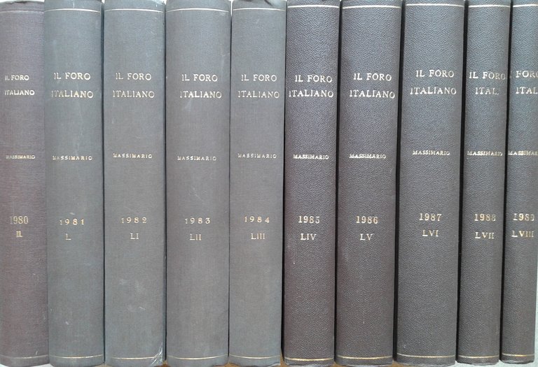 Massimario del Foro Italiano. Raccolta delle massime delle sentenze della … | Immagine Gallery 2