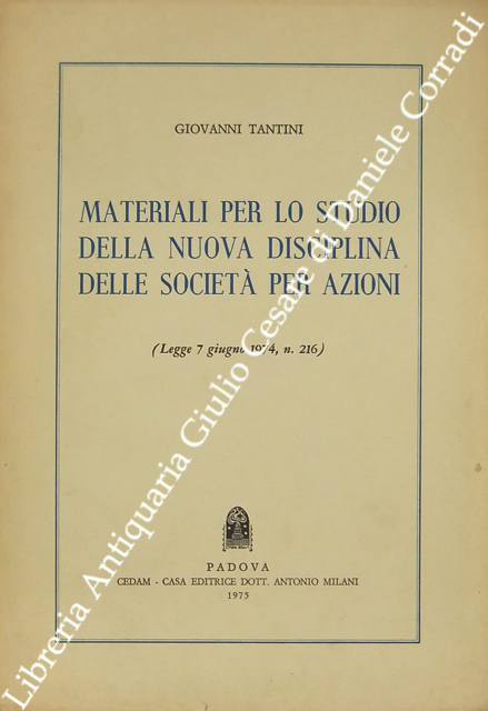 Materiali per lo studio della nuova disciplina delle società per … | Immagine Gallery 2