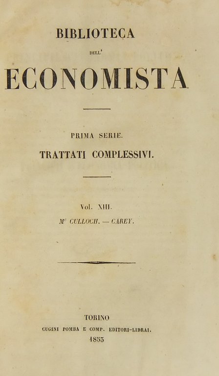 Mc Culloch - Principii d'economia politica. Traduzione sulla quarta edizione … | Immagine Gallery 2