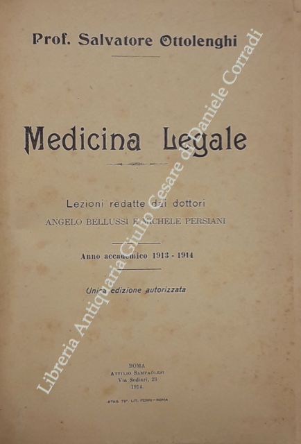 Medicina legale. Lezioni redatte dai dottori Angelo Bellussi e Michele … | Immagine Gallery 2